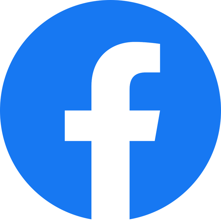 Facebook Logo Letter F on Blue Circle