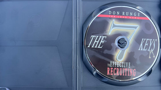 The 7 Keys to Effective Recruiting a video on DVD