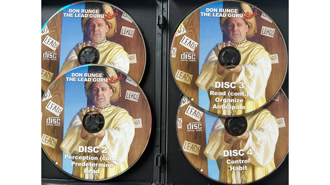 Lead Guru Don Runge Live The Approach on Audio CD Open Case