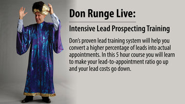 Don Runge Live! "The Approach" a video available via immediate digital download