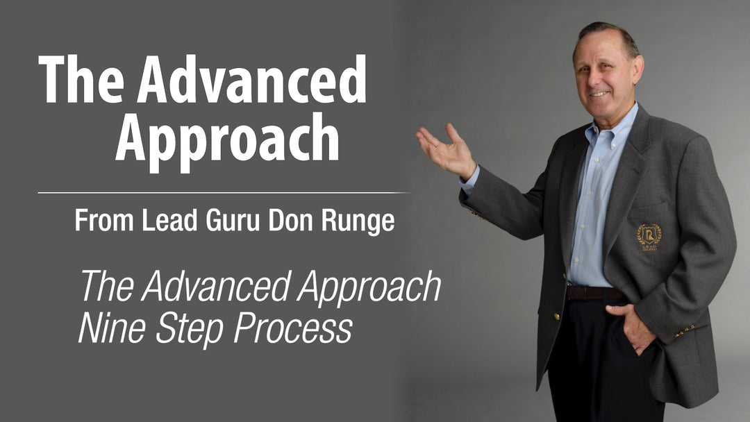 Lead Guru Don Runge Referrals The Advanced Approach